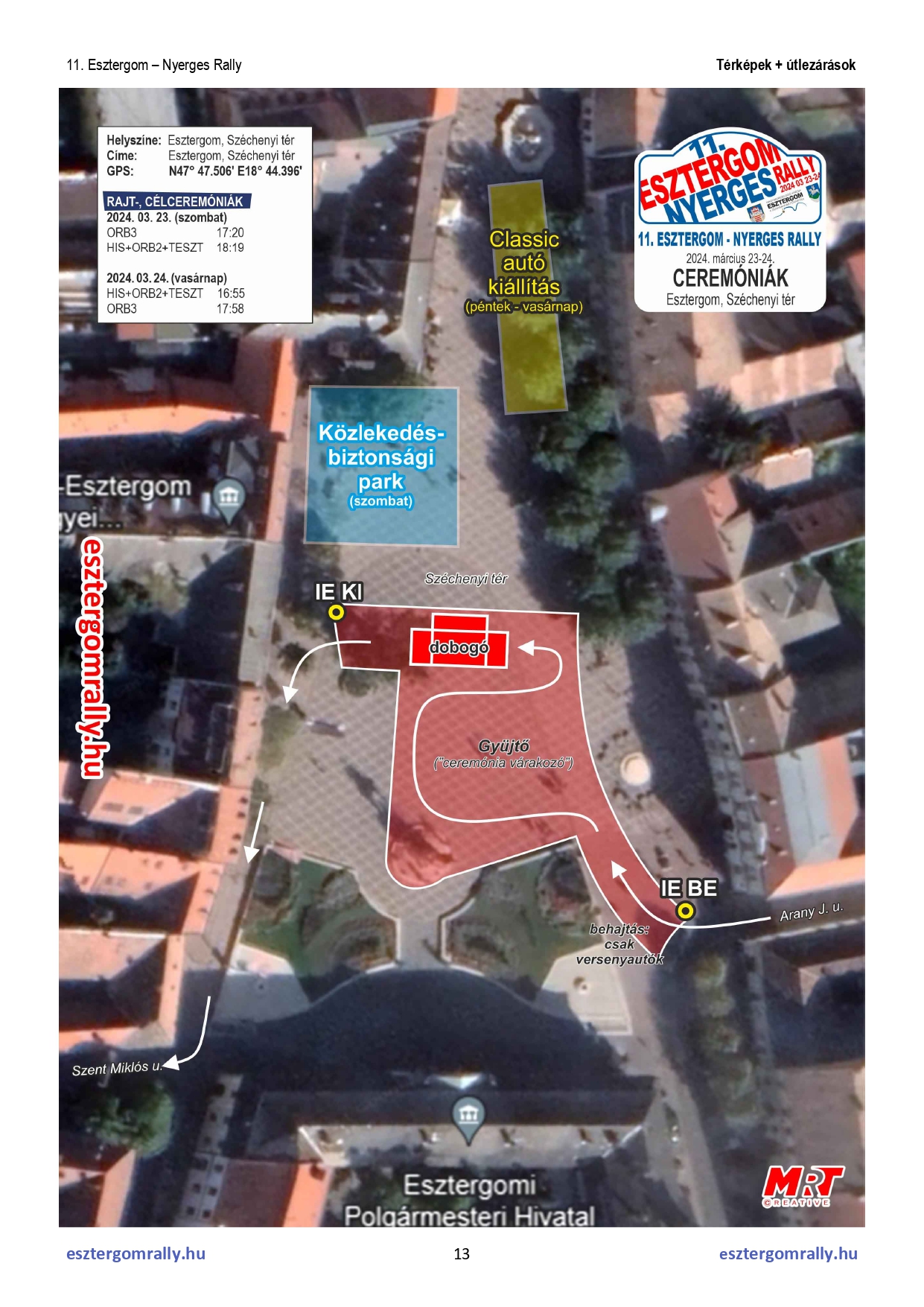 11. EsztergomNyerges Rally 2025.03.2324. Esztergom Városa